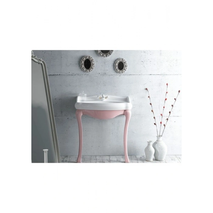 Turkuaz Seramik 1837 60 cm Etajerli Lavabo