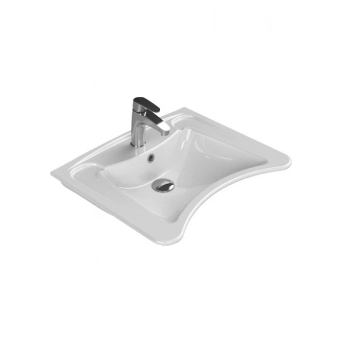 Turkuaz Seramik Bedensel Engelli 60 cm Lavabo