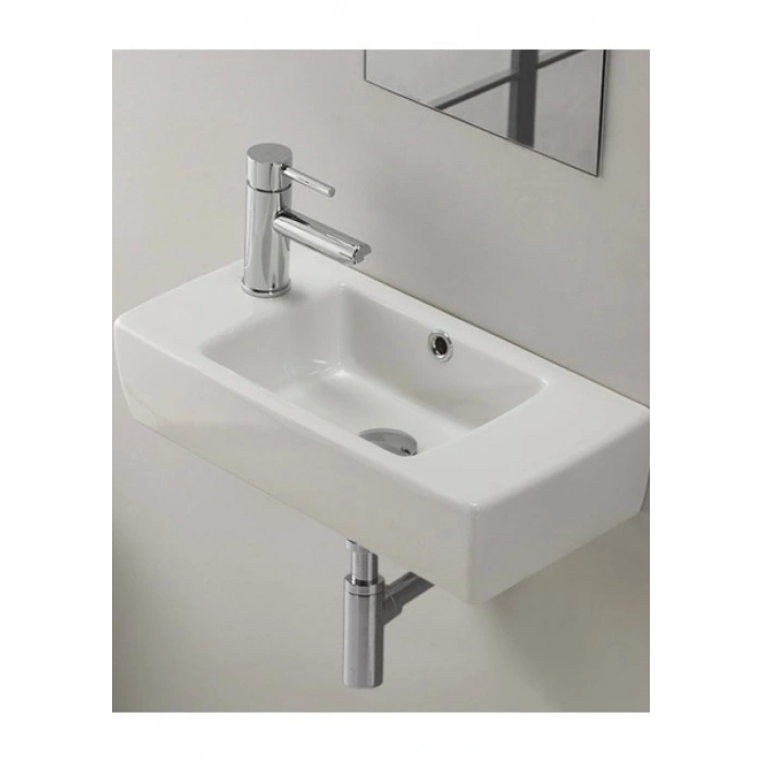 Turkuaz Seramik Cerastyle City Mini 25X50CM Lavabo ( Sol )