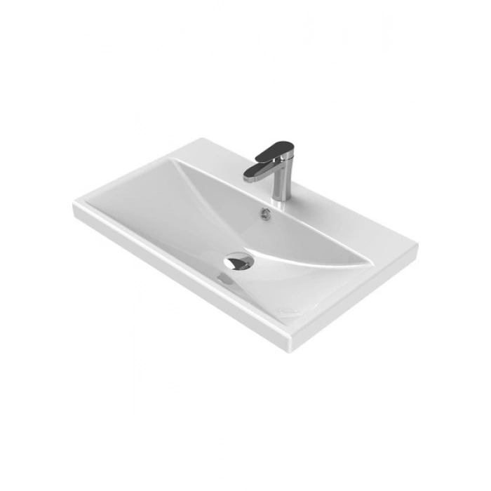 Turkuaz Seramik Cerastyle Elite Etajerli Lavabo 70 cm x 45 cm