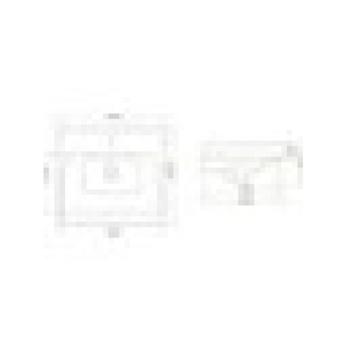 Turkuaz Seramik Cerastyle Frame Etajerli Lavabo 60 cm 031000U
