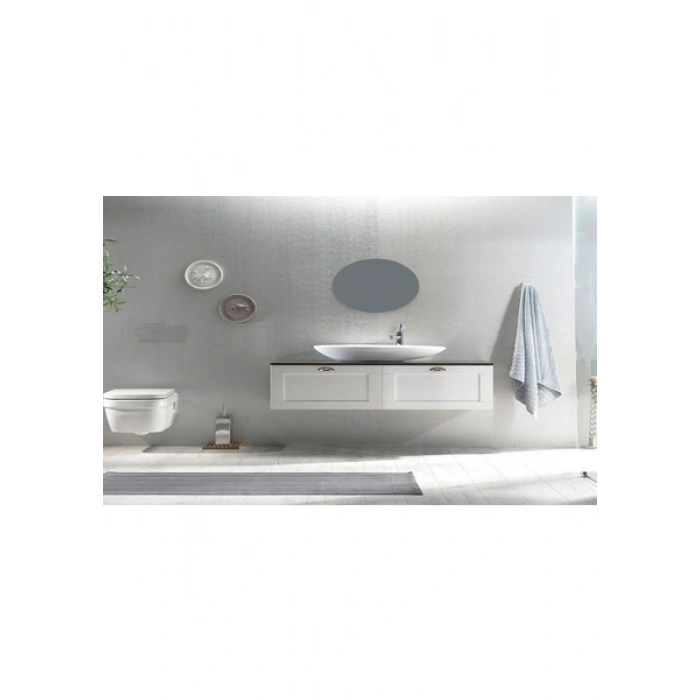 Turkuaz Seramik Cerastyle Olive Tezgah Üstü Çanak Lavabo 75 cm