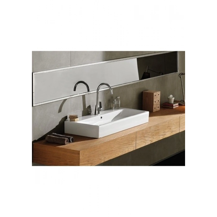 Turkuaz Seramik Cerastyle Pinto 100 Cm Etajerli Lavabo