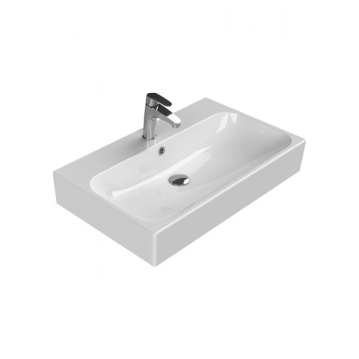 Turkuaz Seramik Cerastyle Pinto 100 Cm Etajerli Lavabo