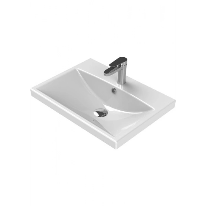 Turkuaz Seramik Elite Etajerli Lavabo 60 x 45 cm