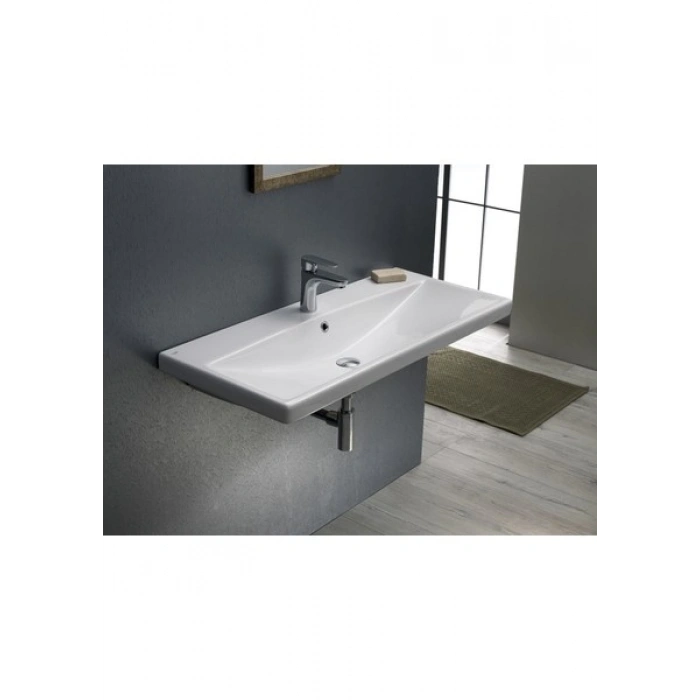 Turkuaz Seramik Elite Etajerli Lavabo 60 x 45 cm
