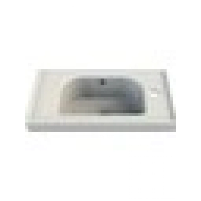 Turkuaz Seramik Frame Etajerli Lavabo 50 x 28 cm Sağdan Delikli
