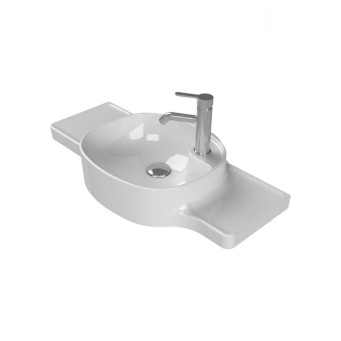 Turkuaz Seramik Harmony 80 cm Etejerli Lavabo