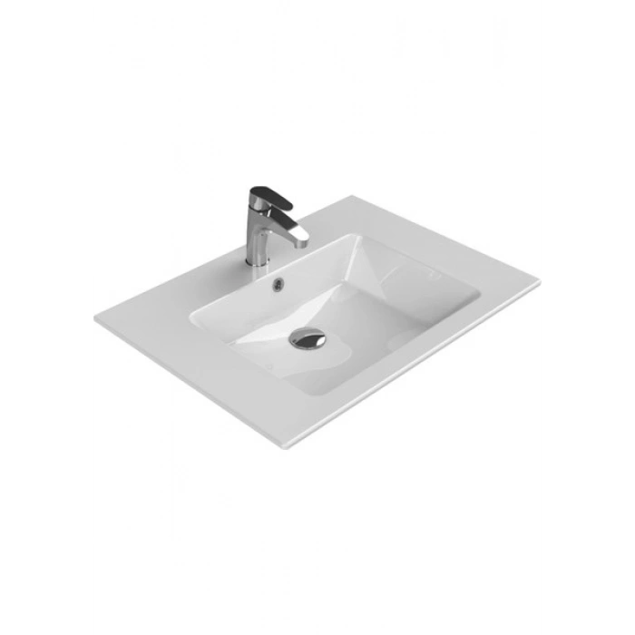 Turkuaz Seramik Ibiza 71 cm Etajerli Lavabo