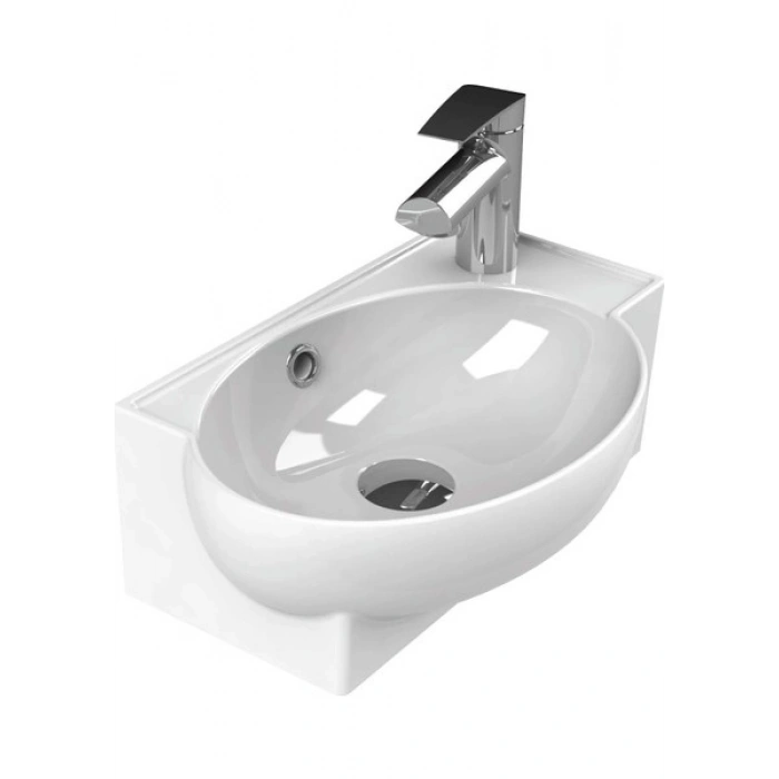 Turkuaz Seramik Mini Köşe Lavabo 28 x 45 cm