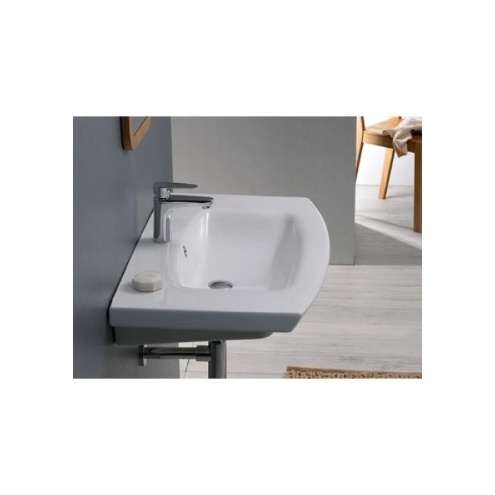 Turkuaz Seramik Plus 90 cm Etajerli Lavabo