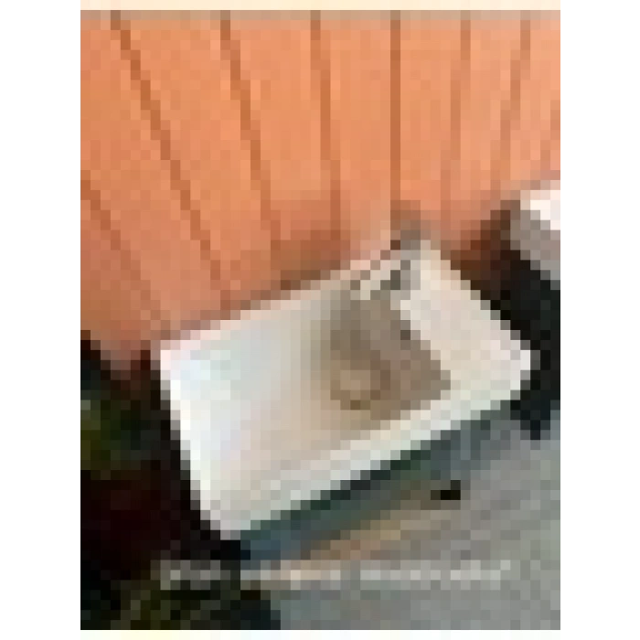 Turkuaz Seramik Sharp 50X30 cm Etajerli Lavabo