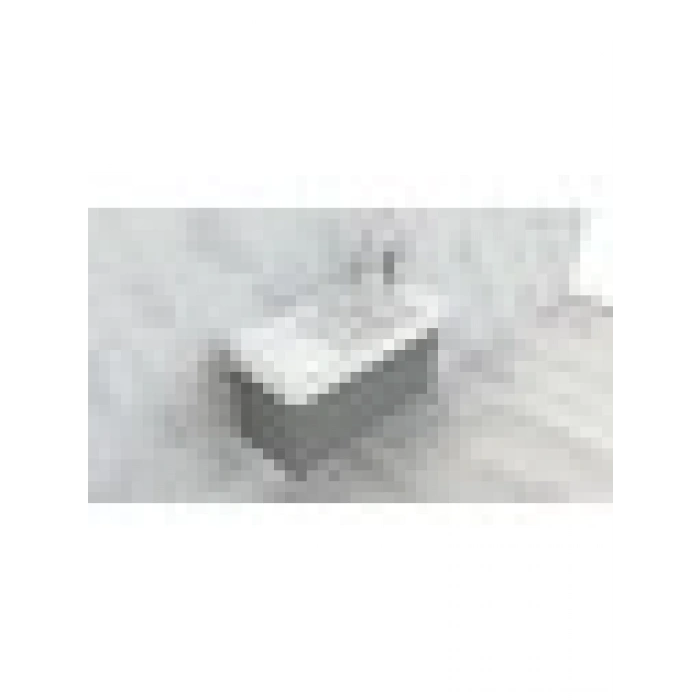 Turkuaz Seramik Sharp 80X35 cm Etajerli Lavabo
