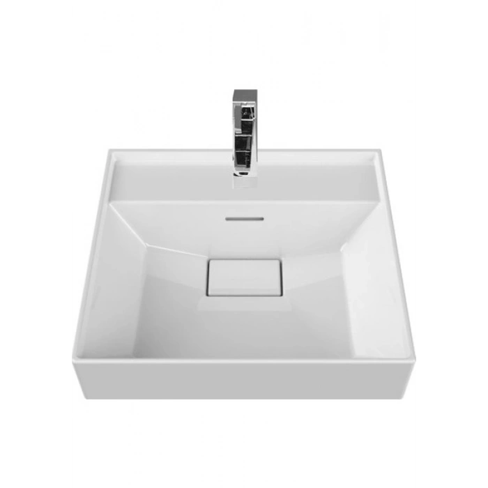 Turkuaz Seramik Sharp Etajerli Lavabo 48 x 48 cm