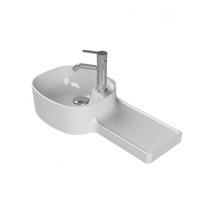 Turkuaz Seramik Turkuaz Cerastyle Harmony Etajerli Lavabo 32 x 65 cm