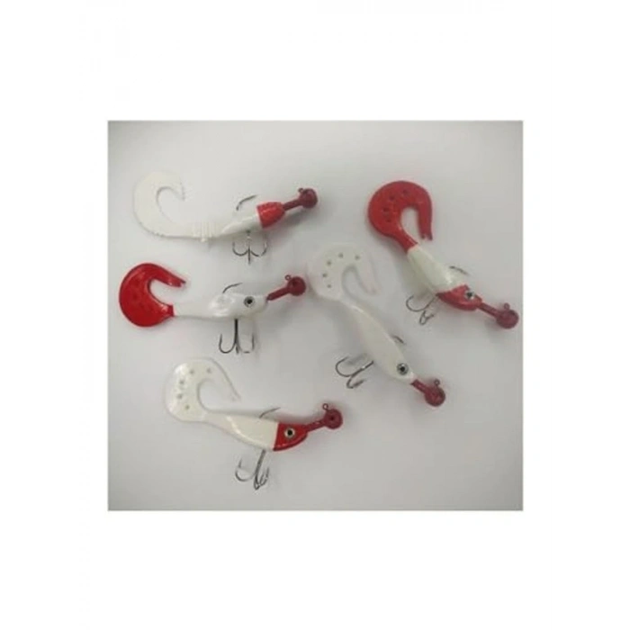 Turna Silikon Set 10 Cm, k Kuyruk Silikon Yem 5li Paket