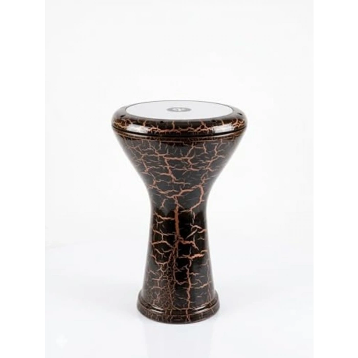 Turuncu Çatlak Desenli 22 cm Darbuka, 5 Numara