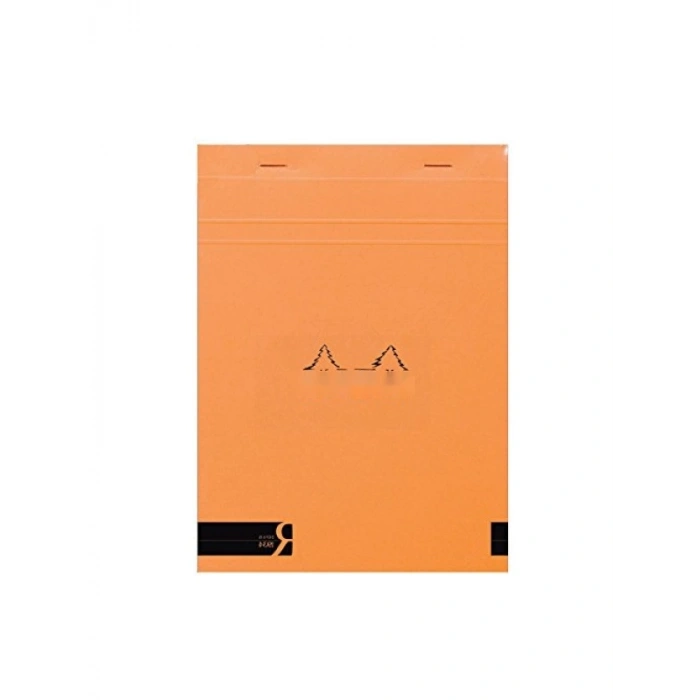 Turuncu Kapaklı Çizgili Bloknot 148x210 mm