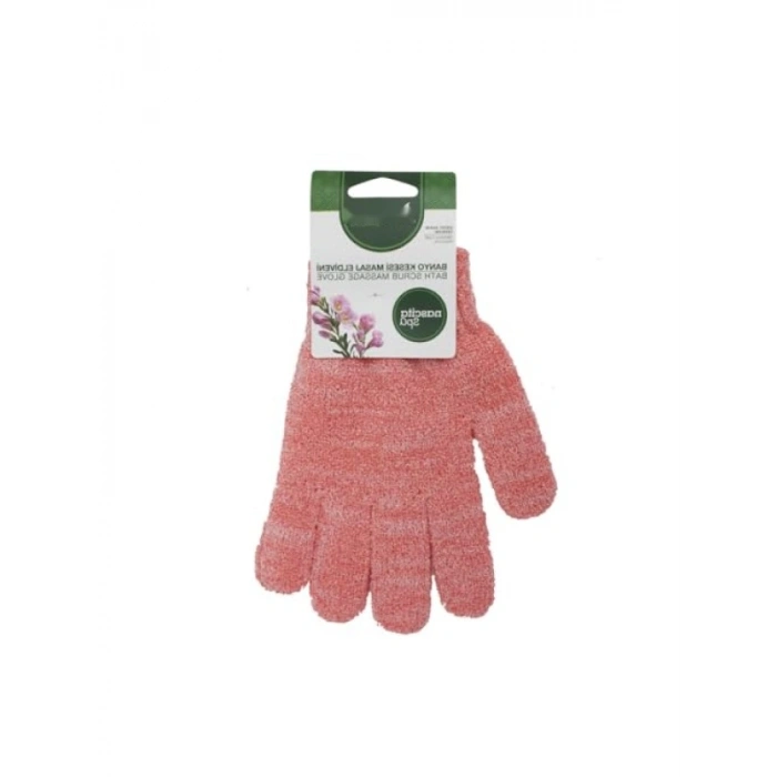 Turuncu Peeling Etkili Duş Eldiveni