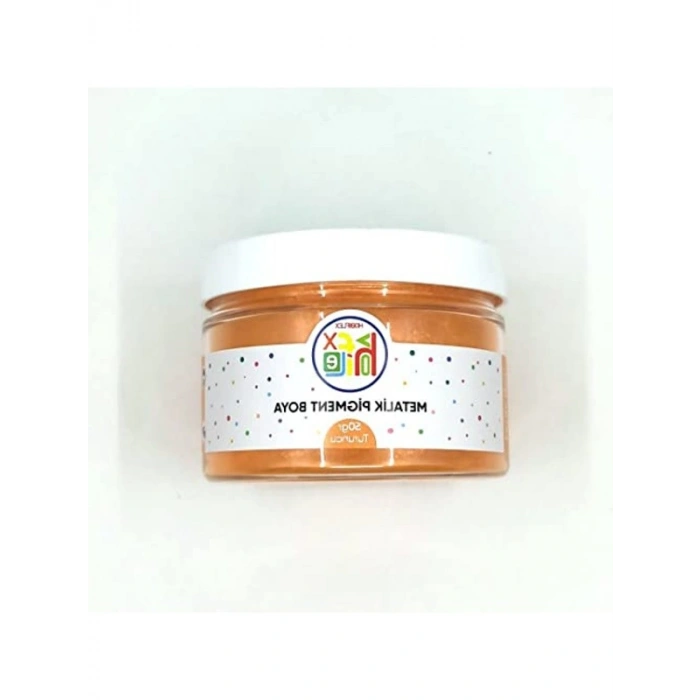 Turuncu Renkli Epoksi Reçine Pigment Toz, 50 gr