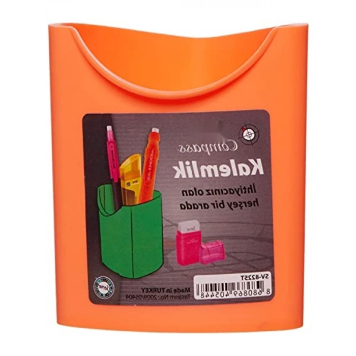 Turuncu Renkli Kırılmaz Kalemlik