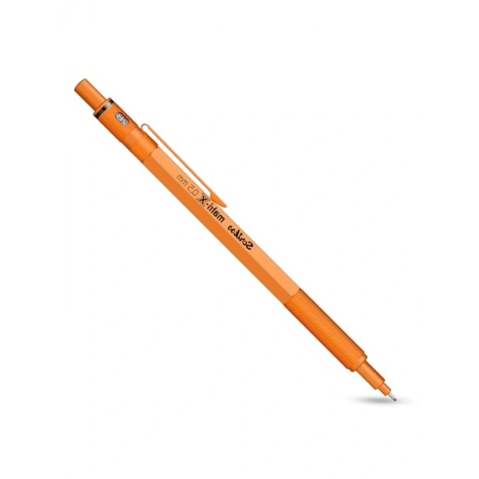 Turuncu Şeffaf Versatil Kalem - 0.5 mm, Ergonomik Tasarım