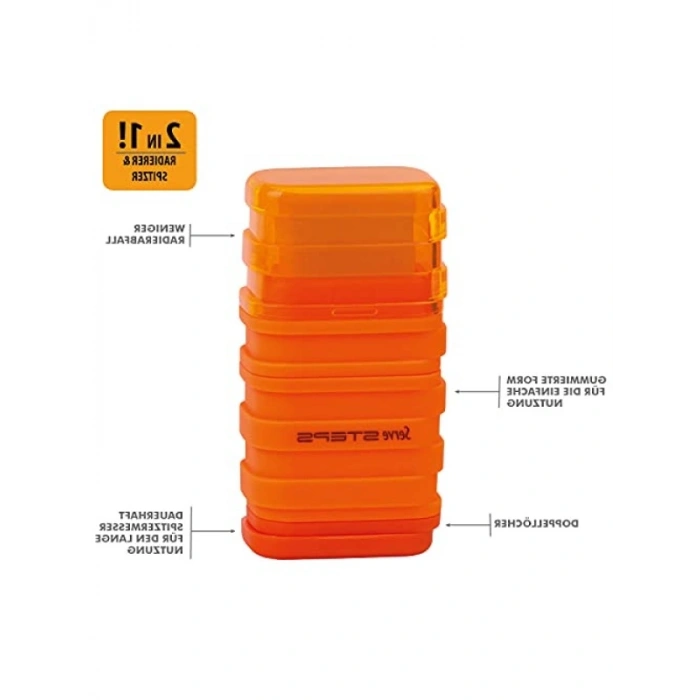 Turuncu Silgili Kalemtıraş, Tekli