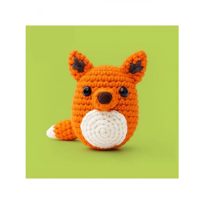Turuncu Tilki Amigurumi Örgü Seti