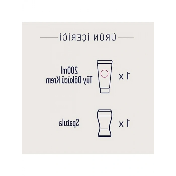 Tüy Dökücü Krem, 200 ml Hızlı ve Etkili Çözüm