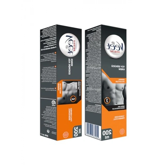 Tüy Dökücü Krem, Erkekler için, Normal Ciltler, 200 ml