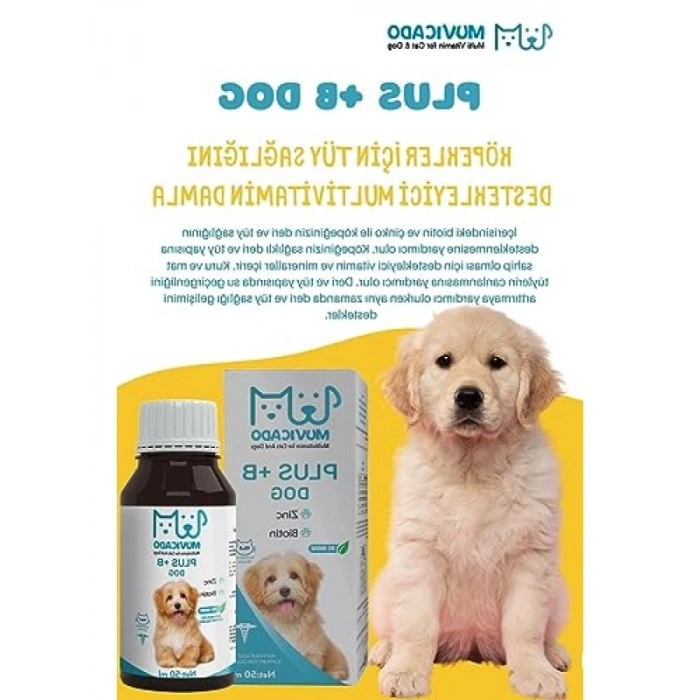 Tüy Sağlığı Damlası - Plus B, Köpek Tüy Vitamini