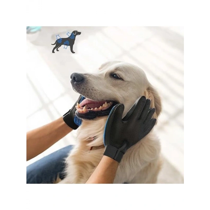 Tüy Toplama Masaj Ve Kaşıma Eldiveni, Kedi ve Köpekler İçin