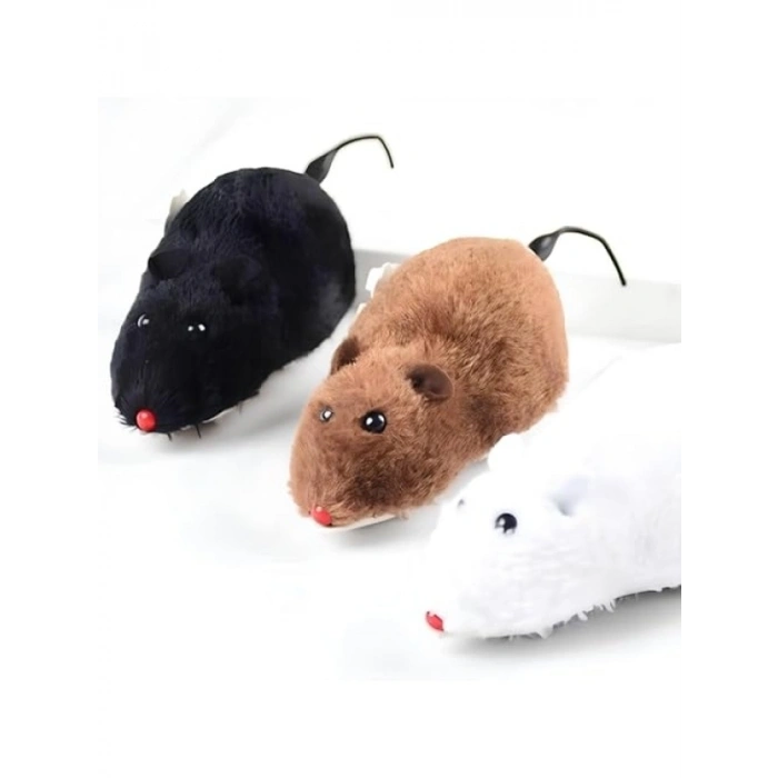 Tüylü Peluş Hareketli Kedi Oyuncağı - İnteraktif ve Eğlenceli
