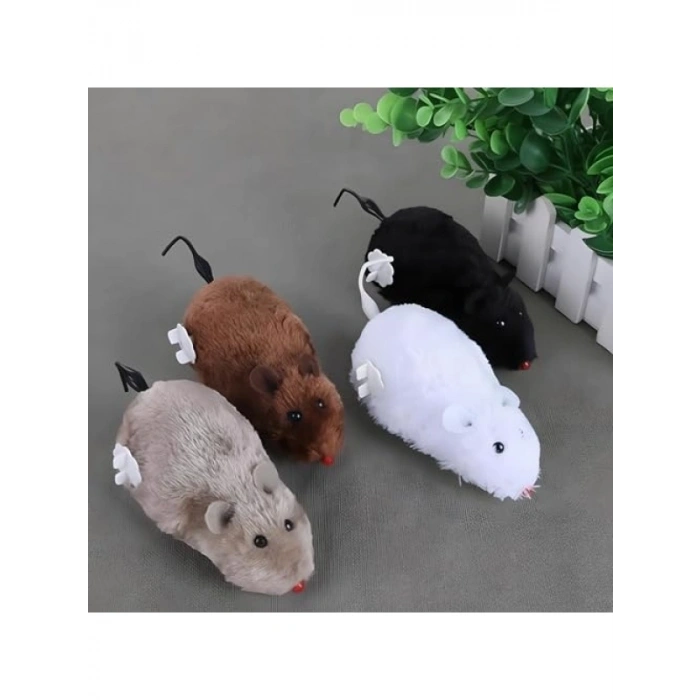 Tüylü Peluş Hareketli Kedi Oyuncağı - İnteraktif ve Eğlenceli