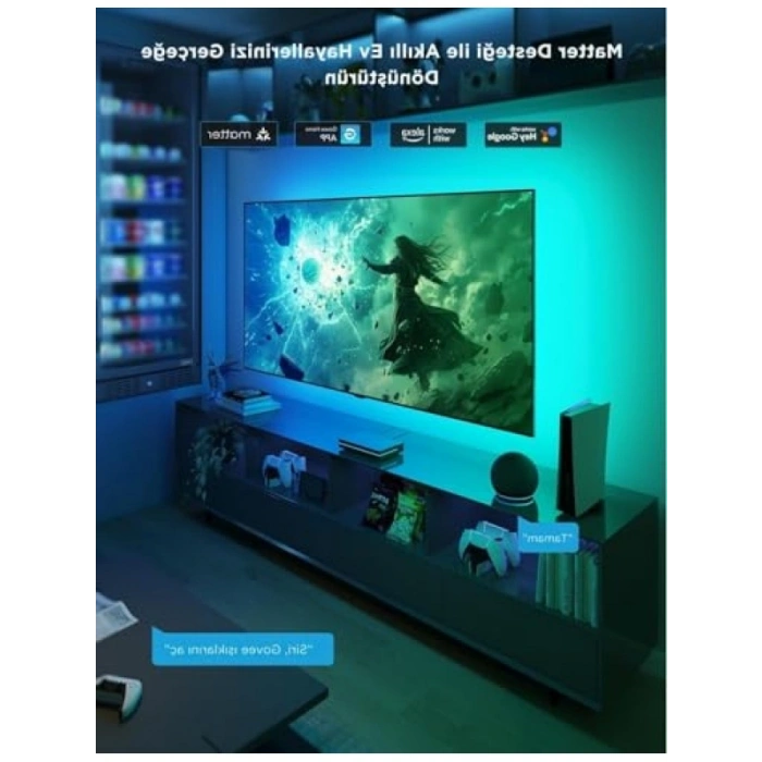 TV Arkası LED Aydınlatma - AI Senkronizasyonu