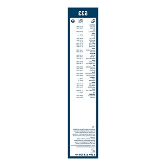 Twin Silecek Seti [530/475 mm] - Yüksek Kalite