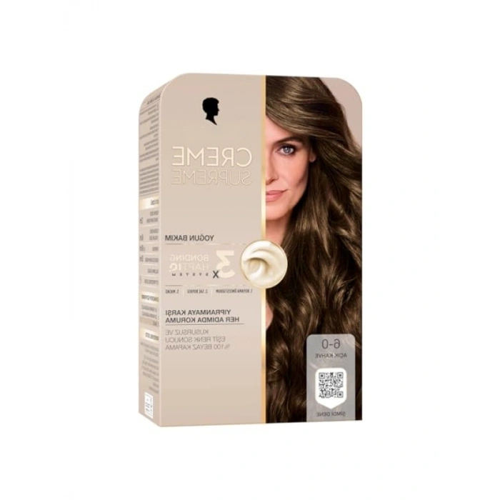 Üç Aşamalı Saç Boyası Açık Kahve Renk