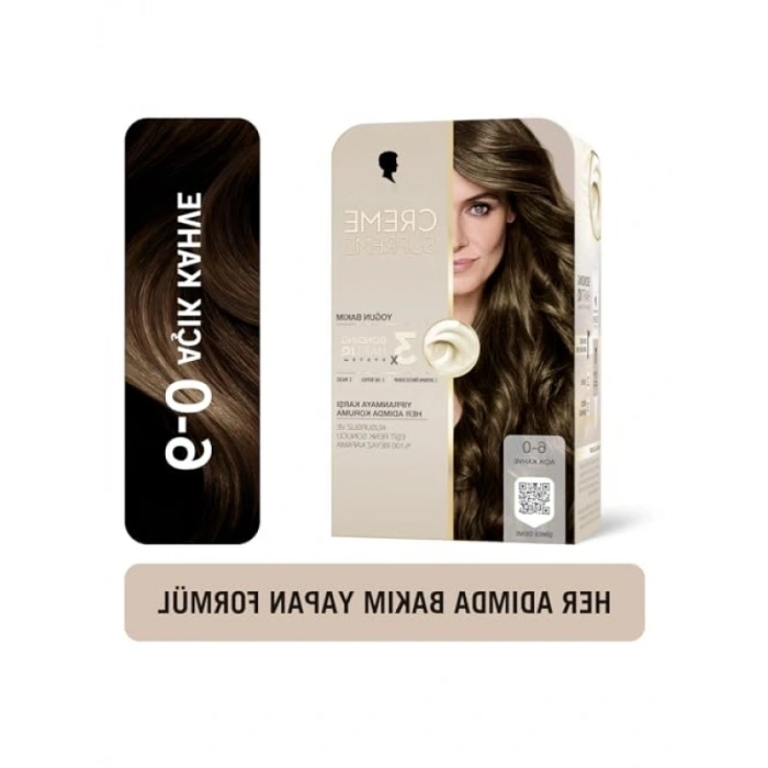 Üç Aşamalı Saç Boyası Açık Kahve Renk
