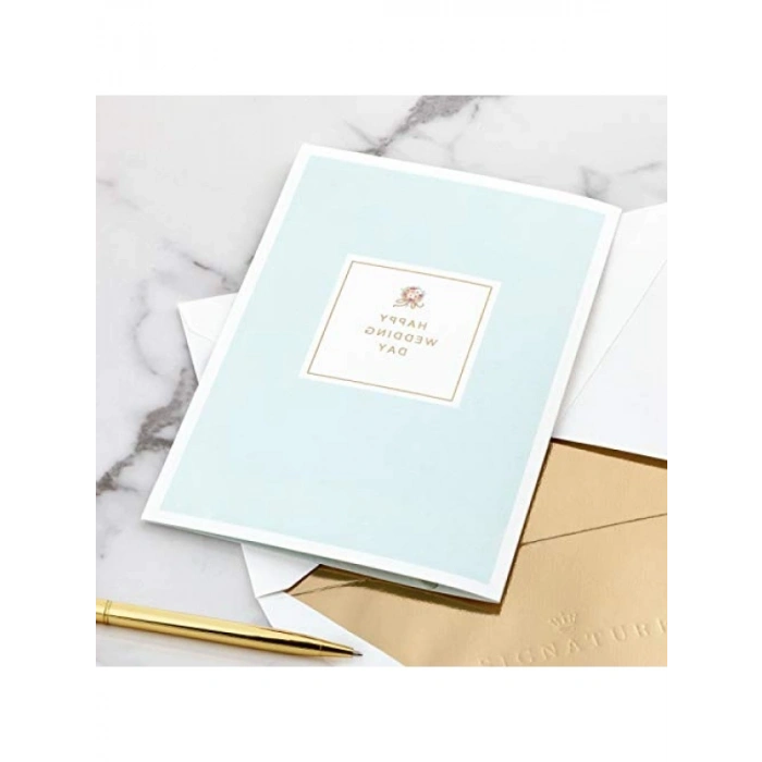 Üç Boyutlu Düğün Kutlama Kartı - Happy Wedding Day