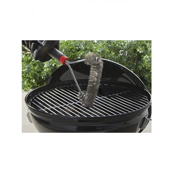 Üç Taraflı Izgara Fırçası, 30 cm Temizlik Aracı