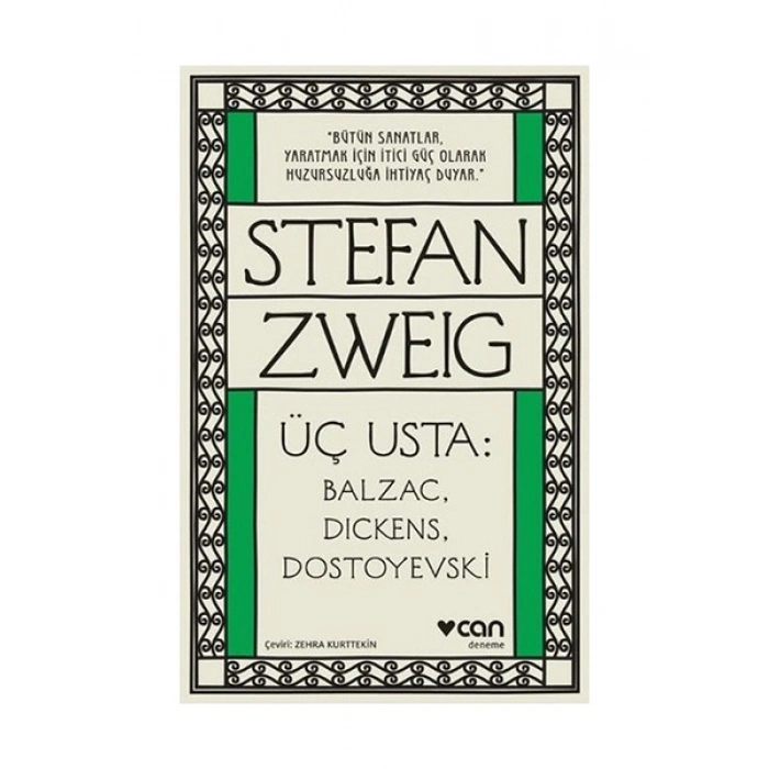 Üç Usta:Balzac, Dıckens, Dostoyevski - Stefan Zweig