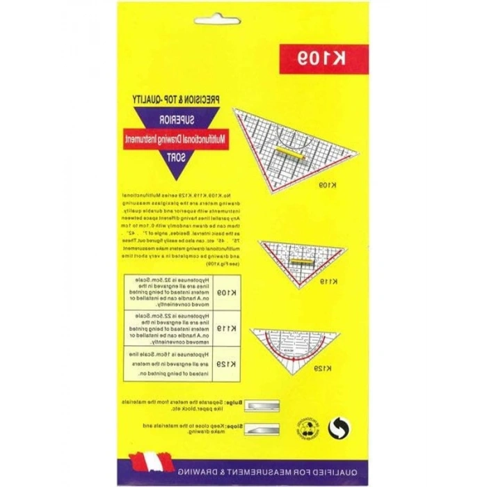 Üçgen Cetvel, K109 Modeli ile Hassas Ölçüm