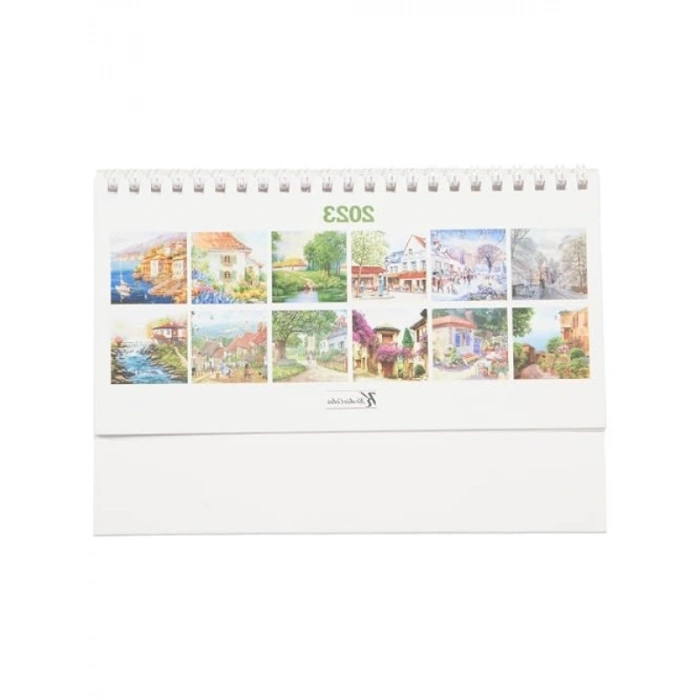 Üçgen Masa Takvimi, Kasaba Manzaralı, Dayanıklı