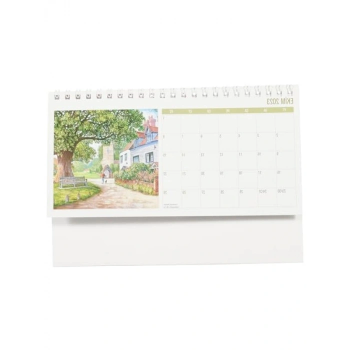 Üçgen Masa Takvimi, Kasaba Manzaralı, Dayanıklı