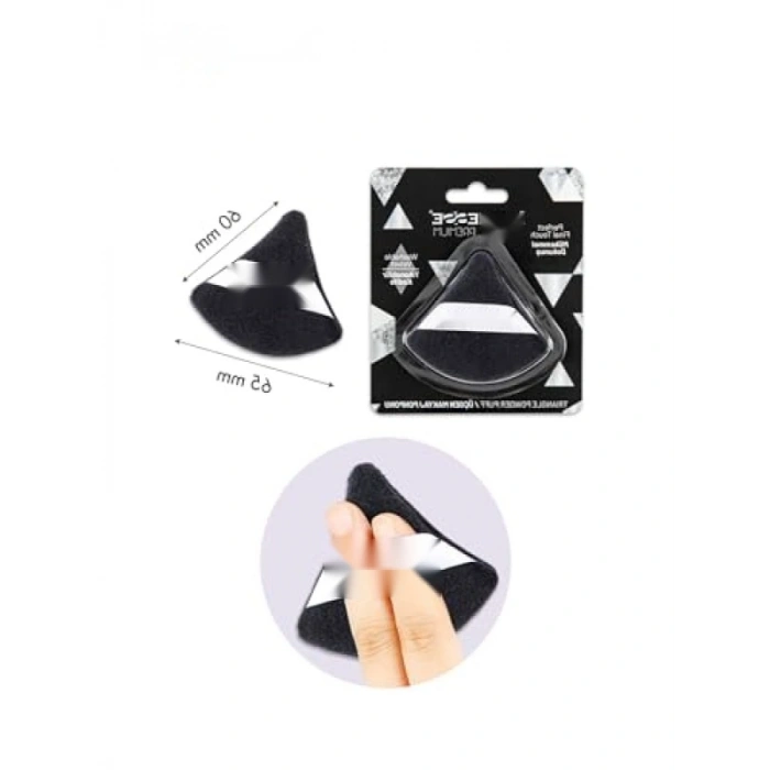 Üçgen Şekilli Makyaj Süngeri - Kuru ve Islak Kullanım