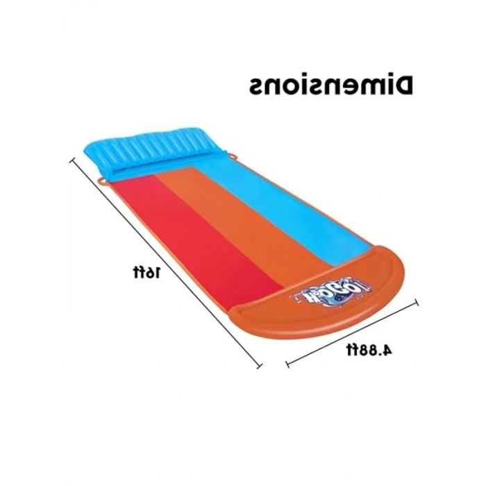 Üçlü Kaydırak, H2OGO! Tsunami Splash Ramp, 488 cm Uzunluğunda
