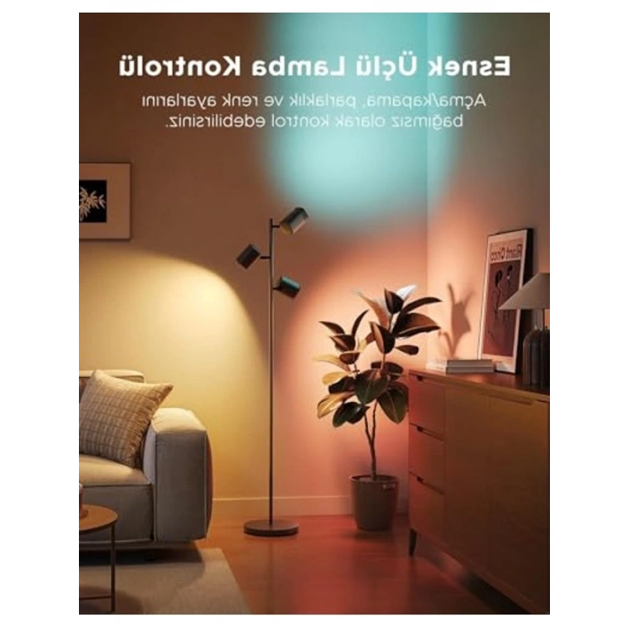 Üçlü Spot Aydınlatma, Akıllı Köşe Lambası ile 1500 Lümen Güç