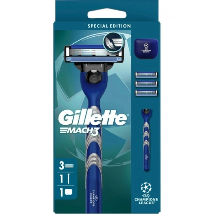 Uefa Champions League Special Edition Erkekler Için Gillette Mach3