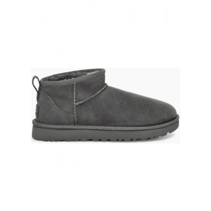 UGG Gri Kadın Bot 1116109 Ugg W Classic Ultra Mini Grey (Gri)