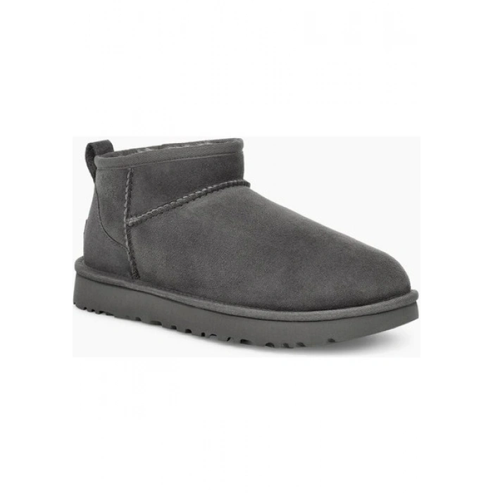 UGG Gri Kadın Bot 1116109 Ugg W Classic Ultra Mini Grey (Gri)